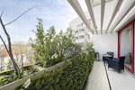 Möblierte 2-Zimmerwohnung im 5. Stock mit Fernblick und einzigartiger Dachterrasse im Kultbau mitten in Schwabing - Etagenwohnung München Schwabing-Freimann | Angebot:26663191