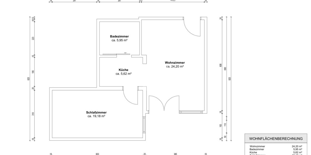 Wohnungsgrundriss