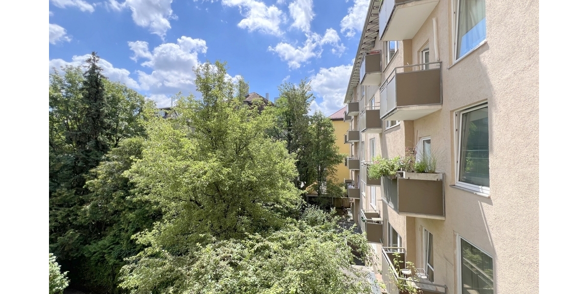 Blick vom Südbalkon